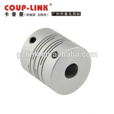 Aluminum spiral shaft coupling types of DC motor shaft encoder