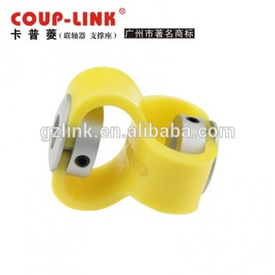 Double loop soft PU coupling for rotary encoder