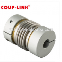 Aluminium motor shaft coupling bellows flexible mechanical coupling